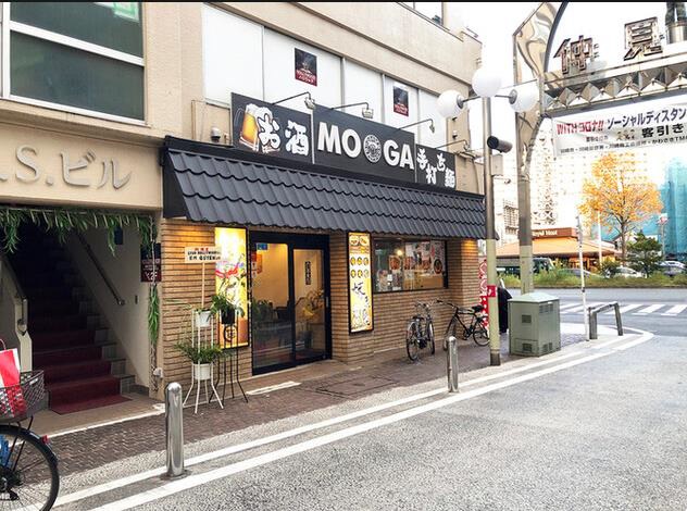 川崎駅徒歩5分　仲見世通り沿い×平和通り沿い角地のテラス付き居酒屋居抜き物件